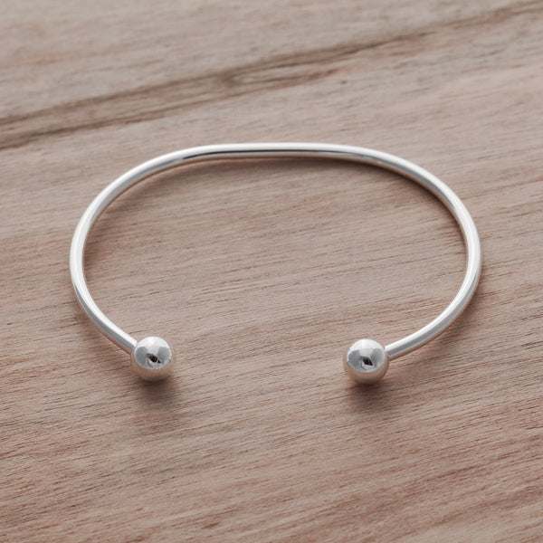 SB2 Sterling Silver Cuff Bangle