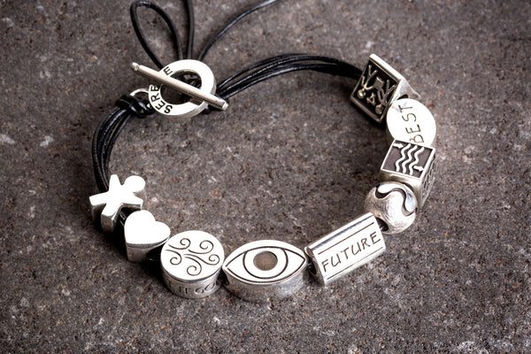 S9L - Serene Bracelet - 9 Elements on Leather