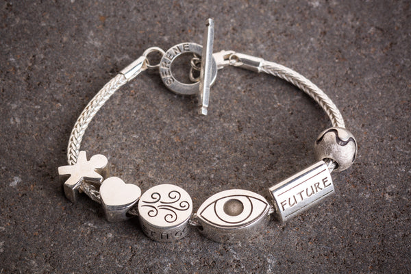 S6S - Serene Bracelet - 6 Elements on Silver