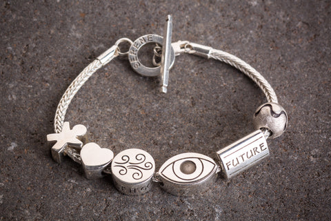 S6S - Serene Bracelet - 6 Elements on Silver