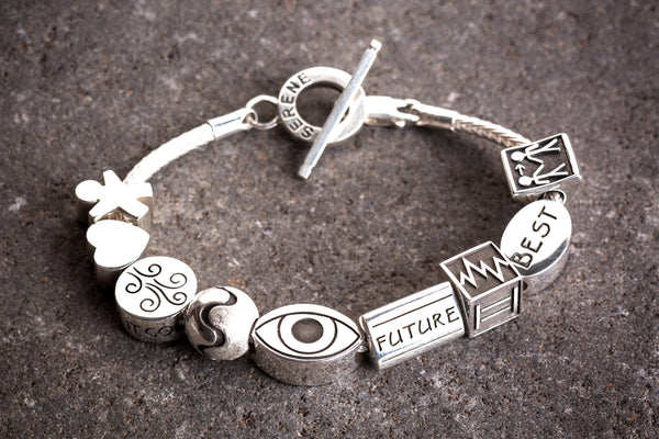 S9S - Serene Bracelet - 9 Elements on Silver