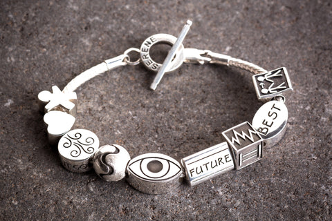S9S - Serene Bracelet - 9 Elements on Silver